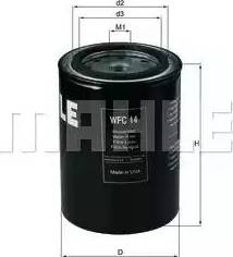 KNECHT WFC 14 - Фільтр для охолоджуючої рідини autozip.com.ua