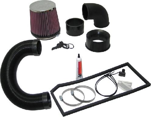K&N Filters 57-0570 - Система спортивного повітряного фільтра autozip.com.ua