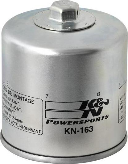 K&N Filters KN-163 - Масляний фільтр autozip.com.ua
