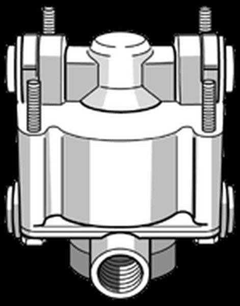 KNORR-BREMSE AC 586AAX - Прискорювальний клапан autozip.com.ua
