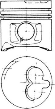 Kolbenschmidt 93883730 - Поршень autozip.com.ua
