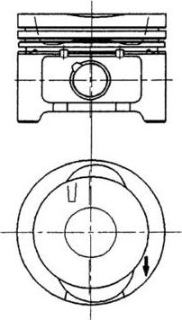 Kolbenschmidt 92228600 - Поршень autozip.com.ua
