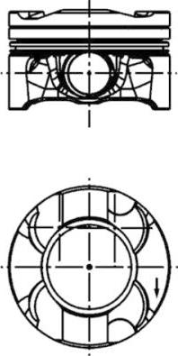 Kolbenschmidt 40653600 - Поршень autozip.com.ua