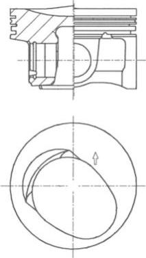 Kolbenschmidt 41257600 - Поршень autozip.com.ua