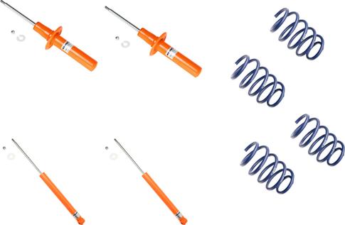 KONI 1120-0612 - Комплект ходової частини, пружини / амортизатори autozip.com.ua