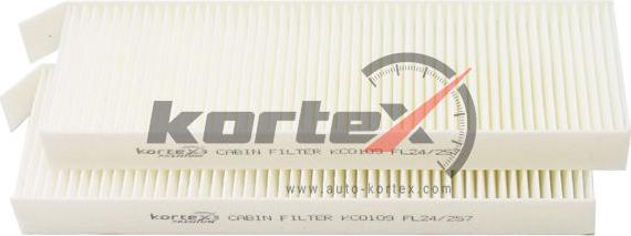 Kortex KC0109 - Фільтр, повітря у внутрішній простір autozip.com.ua