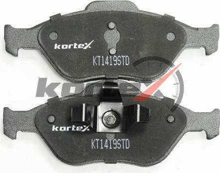 Kortex KT1419STD - Гальмівні колодки, дискові гальма autozip.com.ua