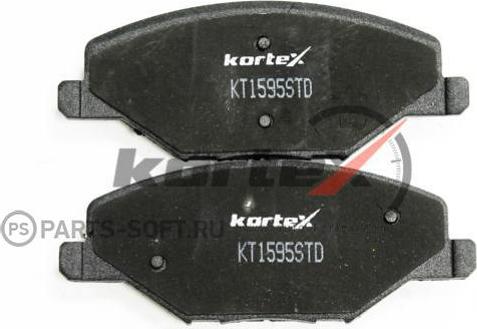 Kortex KT1595STD - Гальмівні колодки, дискові гальма autozip.com.ua