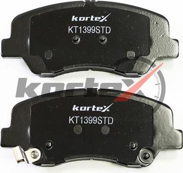 Kortex KT1399STD - Гальмівні колодки, дискові гальма autozip.com.ua