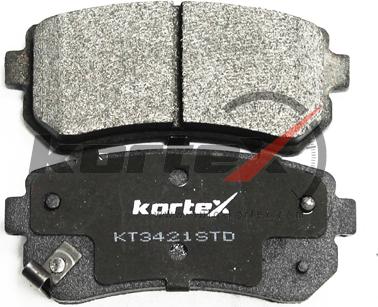 Kortex KT3421STD - Гальмівні колодки, дискові гальма autozip.com.ua