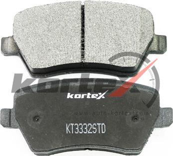 Kortex KT3332STD - Гальмівні колодки, дискові гальма autozip.com.ua