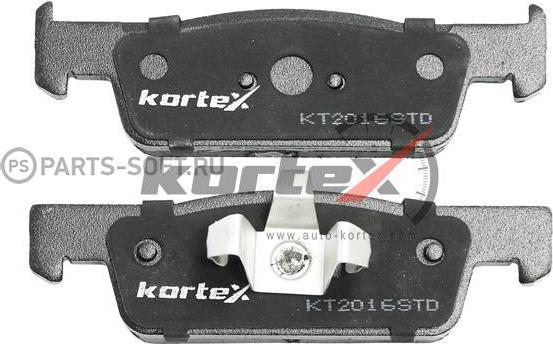 Kortex KT2016STD - Гальмівні колодки, дискові гальма autozip.com.ua