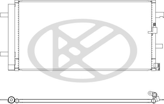 KOYORAD CD440877 - Конденсатор, кондиціонер autozip.com.ua