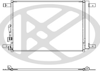 KOYORAD CD451456 - Конденсатор, кондиціонер autozip.com.ua