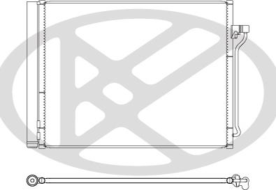 KOYORAD CD420849 - Конденсатор, кондиціонер autozip.com.ua