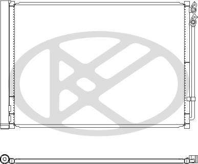 KOYORAD CD420875 - Конденсатор, кондиціонер autozip.com.ua