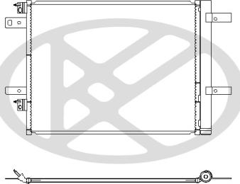 KOYORAD CD471496 - Конденсатор, кондиціонер autozip.com.ua