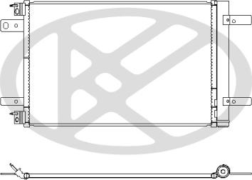 KOYORAD CD471158 - Конденсатор, кондиціонер autozip.com.ua