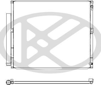 KOYORAD CD010460M - Конденсатор, кондиціонер autozip.com.ua