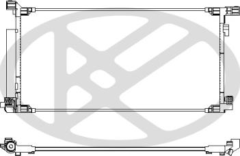 KOYORAD CD011533 - Конденсатор, кондиціонер autozip.com.ua