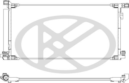 KOYORAD CD011259 - Конденсатор, кондиціонер autozip.com.ua