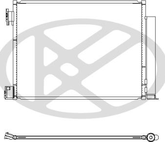 KOYORAD CD021313 - Конденсатор, кондиціонер autozip.com.ua