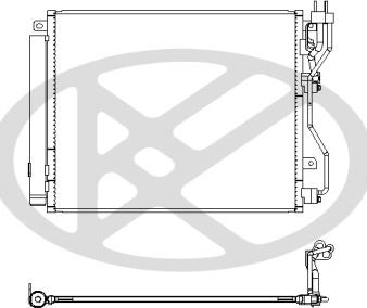 KOYORAD CD821416 - Конденсатор, кондиціонер autozip.com.ua