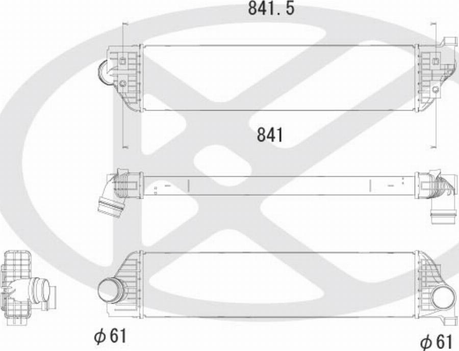 KOYORAD IA490156 - Інтеркулер autozip.com.ua