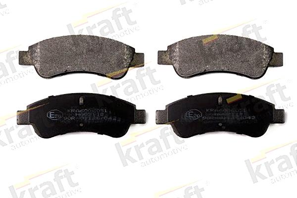 KRAFT AUTOMOTIVE 6006051 - Гальмівні колодки, дискові гальма autozip.com.ua