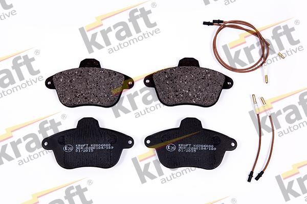 KRAFT AUTOMOTIVE 6006000 - Гальмівні колодки, дискові гальма autozip.com.ua