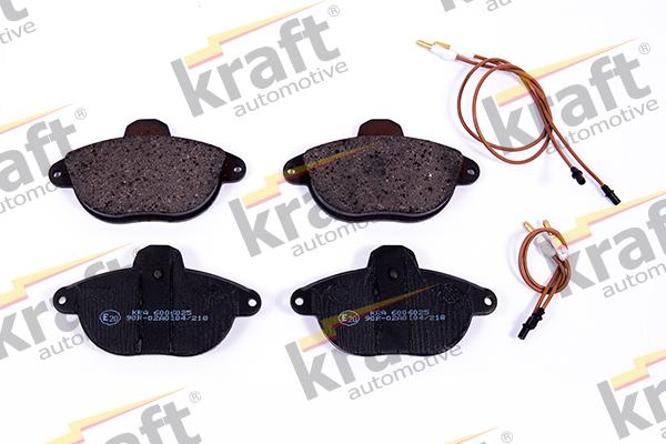 KRAFT AUTOMOTIVE 6006025 - Гальмівні колодки, дискові гальма autozip.com.ua