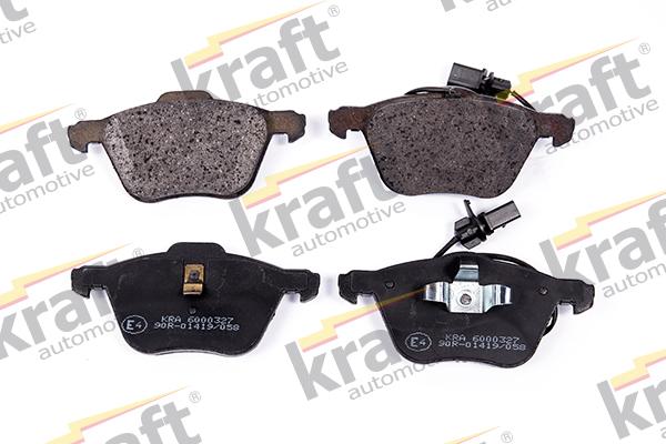 KRAFT AUTOMOTIVE 6000327 - Гальмівні колодки, дискові гальма autozip.com.ua