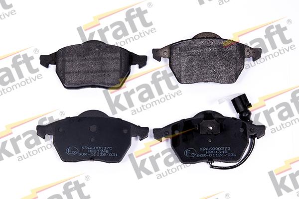 KRAFT AUTOMOTIVE 6000375 - Гальмівні колодки, дискові гальма autozip.com.ua