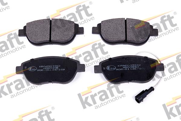 KRAFT AUTOMOTIVE 6003322 - Гальмівні колодки, дискові гальма autozip.com.ua