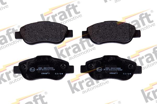 KRAFT AUTOMOTIVE 6003280 - Гальмівні колодки, дискові гальма autozip.com.ua