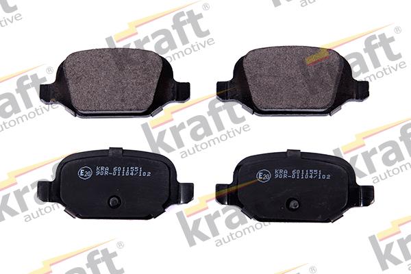 KRAFT AUTOMOTIVE 6011551 - Гальмівні колодки, дискові гальма autozip.com.ua