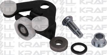 KRAFTVOLL 09040140 - Напрямна ролика, зсувні двері autozip.com.ua