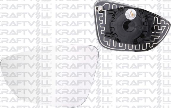 KRAFTVOLL 09080171 - Дзеркальне скло, зовнішнє дзеркало autozip.com.ua