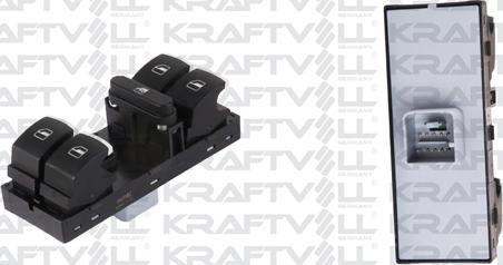 KRAFTVOLL 04050094 - Вимикач, стеклолод'емнік autozip.com.ua