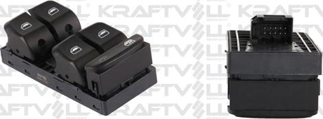 KRAFTVOLL 04050037 - Вимикач, стеклолод'емнік autozip.com.ua