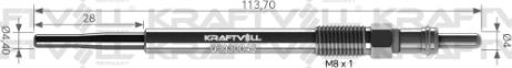 KRAFTVOLL 05030045 - Свічка розжарювання autozip.com.ua