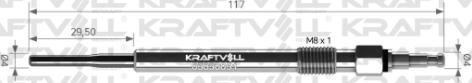 KRAFTVOLL 05030051 - Свічка розжарювання autozip.com.ua