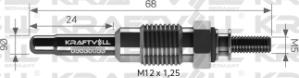 KRAFTVOLL 05030053 - Свічка розжарювання autozip.com.ua