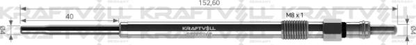 KRAFTVOLL 05030015 - Свічка розжарювання autozip.com.ua
