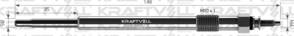 KRAFTVOLL 05030017 - Свічка розжарювання autozip.com.ua