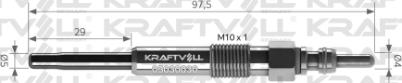 KRAFTVOLL 05030030 - Свічка розжарювання autozip.com.ua