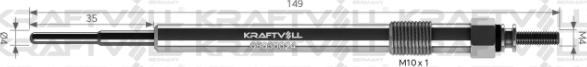 KRAFTVOLL 05030024 - Свічка розжарювання autozip.com.ua