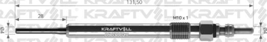 KRAFTVOLL 05030027 - Свічка розжарювання autozip.com.ua