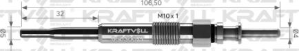 KRAFTVOLL 05030077 - Свічка розжарювання autozip.com.ua