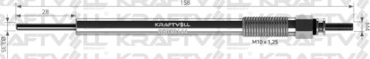 KRAFTVOLL 05030144 - Свічка розжарювання autozip.com.ua